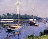 The Basin at Argenteuil by Gustave Caillebotte